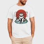 Japanese Wave Cat Catzilla, Tricou Barbati (Unisex)