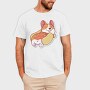 Hotdog Corgi, Tricou Barbati (Unisex)