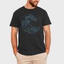 Japanese Wave, Tricou Barbati (Unisex)