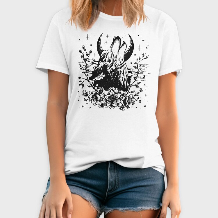 Howling Wolf Tote, Tricou Barbati (Unisex)