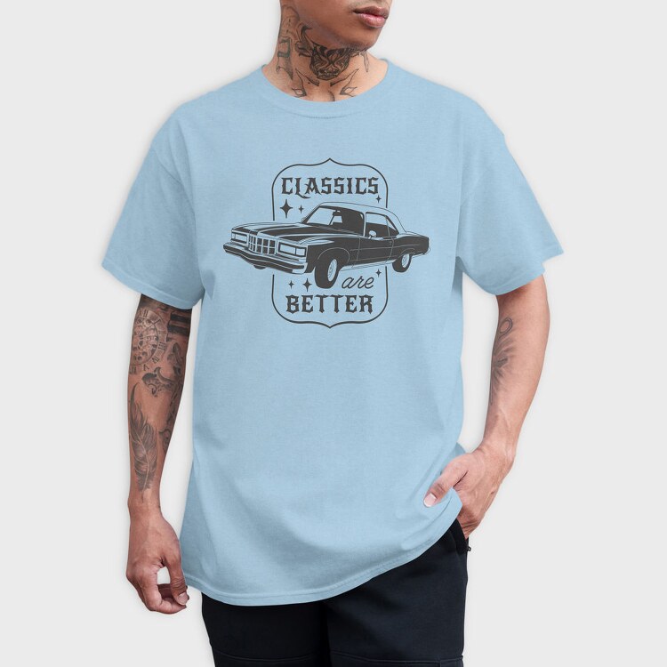 Classical Car Transport, Tricou Barbati (Unisex)