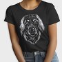 German Dog Breed Hovarwart Head, Tricou Femei