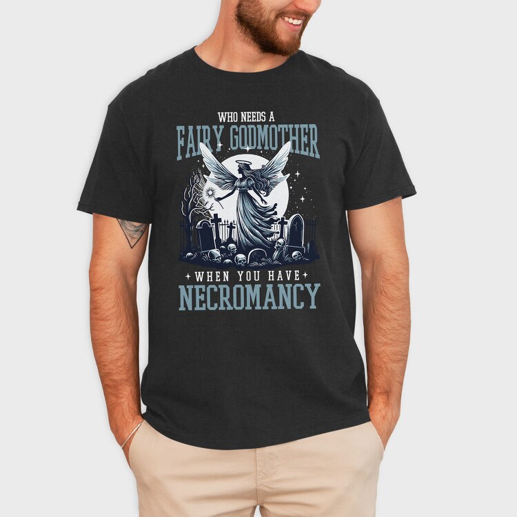 Dark Fairy Necromancy, Tricou Barbati (Unisex)
