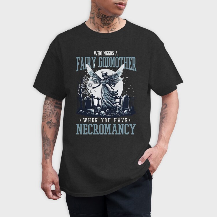 Dark Fairy Necromancy, Tricou Barbati (Unisex)