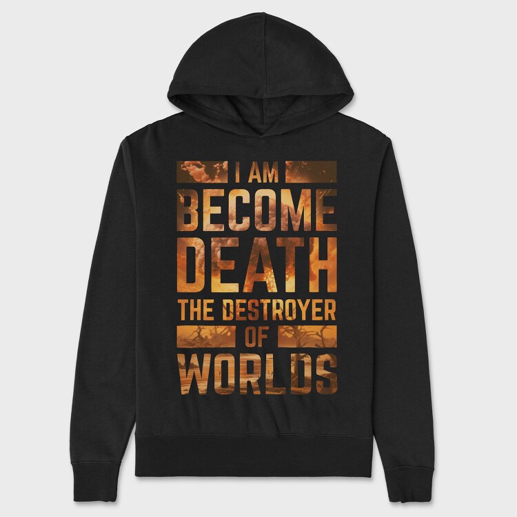 I Am Become Death, Hanorac Oversize Barbati (Unisex)