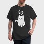 Ghost Cat Boo, Tricou Barbati (Unisex)