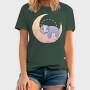 Sloth On Moon, Tricou Barbati (Unisex)