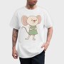 Angry Mouse Dress, Tricou Barbati (Unisex)
