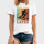 Retro Ski Sky Quote, Tricou Barbati (Unisex)