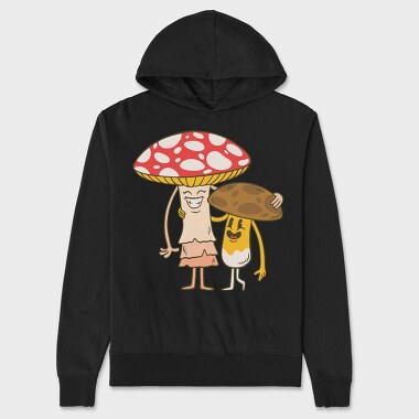 Mushrooms, Hanorac Oversize Barbati (Unisex)