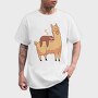 Sloth Riding Llama Sleeping, Tricou Barbati (Unisex)