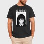 Anime Antisocial Girl Face Mask, Tricou Barbati (Unisex)