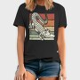 Retro Sunset Crocodile, Tricou Barbati (Unisex)
