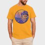 Retro Sunset Ship Captain Boat, Tricou Barbati (Unisex)