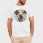 Joyful Dog Portrait, Tricou Barbati (Unisex)