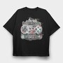 Joystick Button Mashing Watercolor Legend, Tricou Oversize Barbati (Unisex)