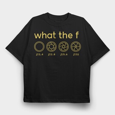 What The F Photography Photographers 03, Tricou Oversize Barbati (Unisex)