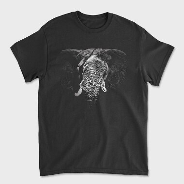 Eyepatch Elephant Portrait, Tricou Barbati (Unisex)