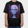 Daydreaming Statue Vaporwave Sculpture, Tricou Oversize Barbati (Unisex)