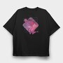 Retrowave Landscape, Tricou Oversize Barbati (Unisex)