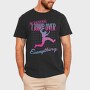 Retrowave Parkour Jump, Tricou Barbati (Unisex)