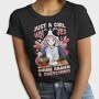 Anime Girl Ramen And Sketching, Tricou Femei