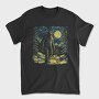 Starry Night Bigfoot, Tricou Barbati (Unisex)