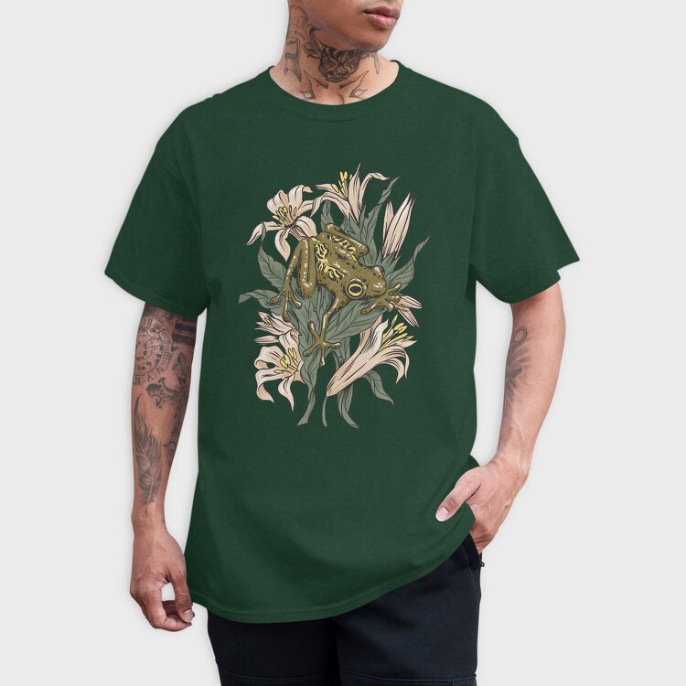 Frog Lilies, Tricou Barbati (Unisex)