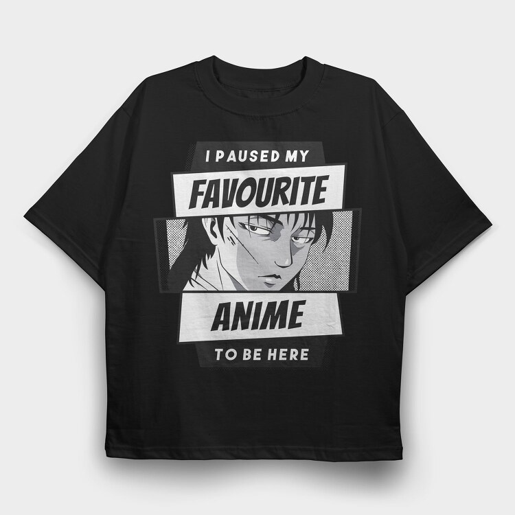 Anime Hobby, Tricou Oversize Barbati (Unisex)