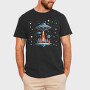 Ufo Christmas Tote, Tricou Barbati (Unisex)