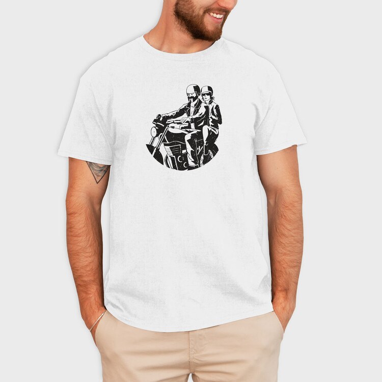 Riders Couple Love Quote, Tricou Barbati (Unisex)