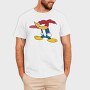 Cartoon Retro Woody Woodpecker 1, Tricou Barbati (Unisex)