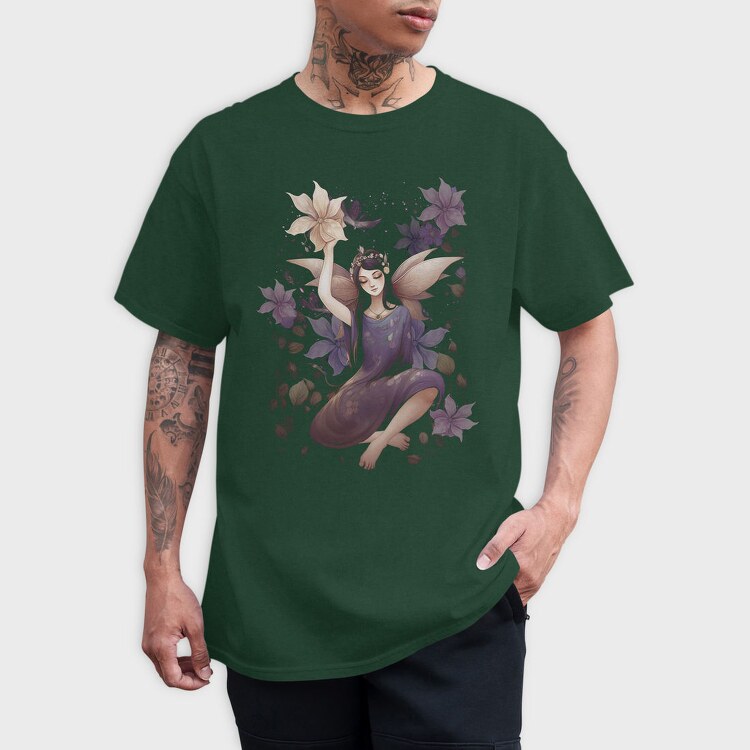 Nightshade Fairy, Tricou Barbati (Unisex)