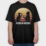 Rise Wine Sunset And Wine, Tricou Oversize Barbati (Unisex)