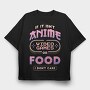 Anime Video Games Food, Tricou Oversize Barbati (Unisex)