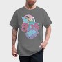 Nineties Pink 90S Anime Girl, Tricou Barbati (Unisex)