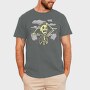 Graveyard Skeleton Unhappy Squeleton In A, Tricou Barbati (Unisex)