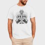 Rock And Roll Skeleton And Guitar, Tricou Barbati (Unisex)