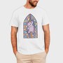 Unicorn Church Window, Tricou Barbati (Unisex)