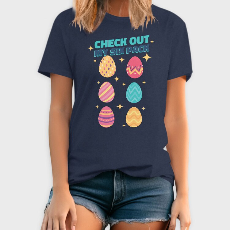 Check Out My Six Pack Easter Eggs, Tricou Barbati (Unisex)