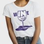 Wine Glass Funny Quote Mug, Tricou Femei