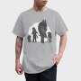 Girl And Animals, Tricou Barbati (Unisex)