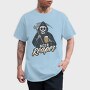 Grim Reaper Drinking Beer Skull, Tricou Barbati (Unisex)