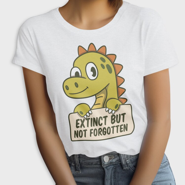 Dinosaur Conservation Extinct Dino Nc, Tricou Femei