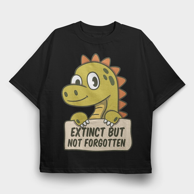 Dinosaur Conservation Extinct Dino Nc, Tricou Oversize Barbati (Unisex)
