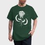 Romantic Rose And Moon, Tricou Barbati (Unisex)