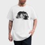 Cat And Coffee, Tricou Barbati (Unisex)