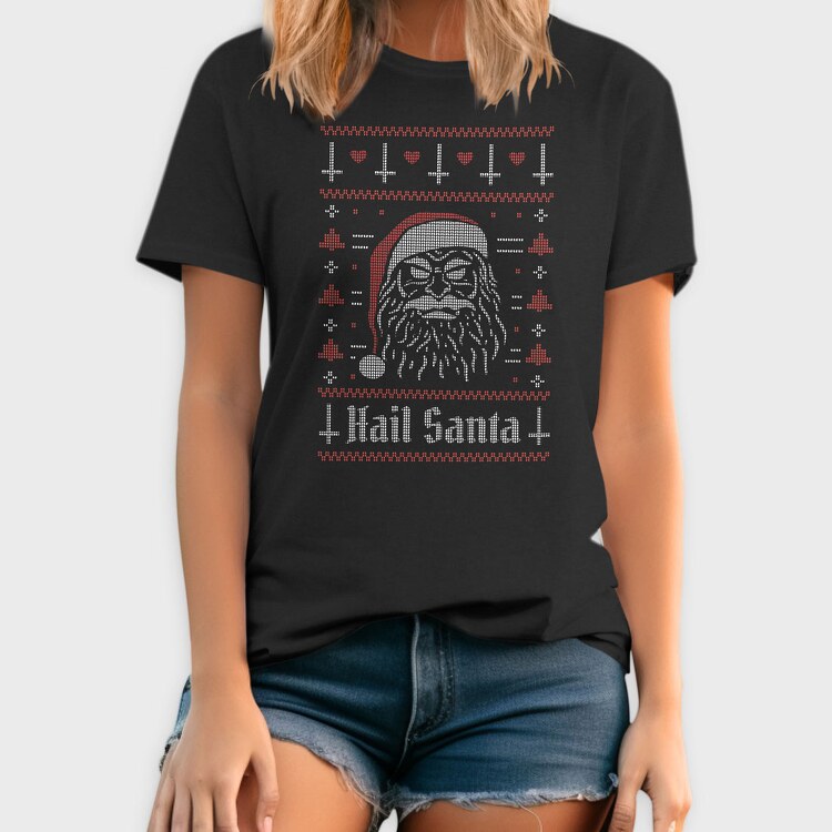 Evil Santa Ugly Sweater, Tricou Barbati (Unisex)