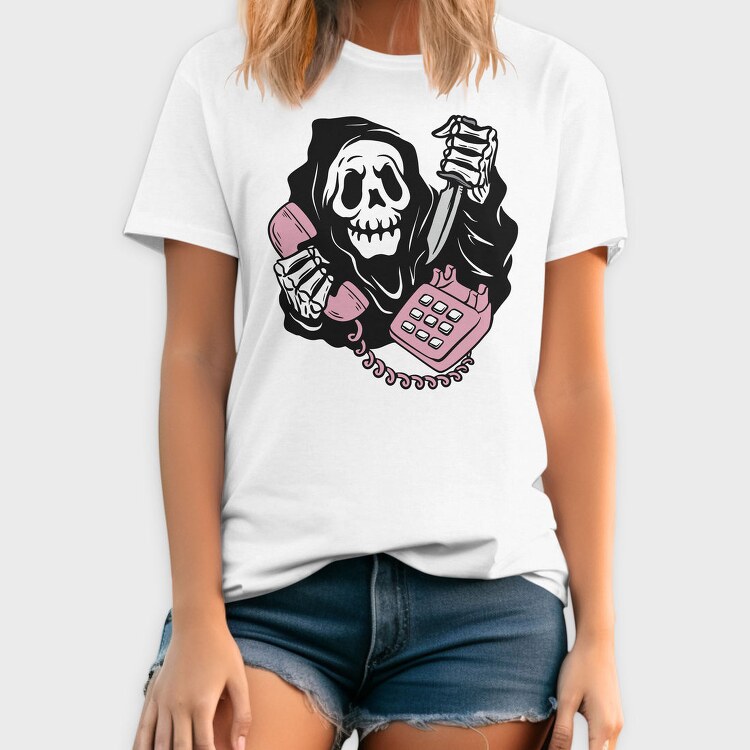 Grim Reaper Phone The, Tricou Barbati (Unisex)