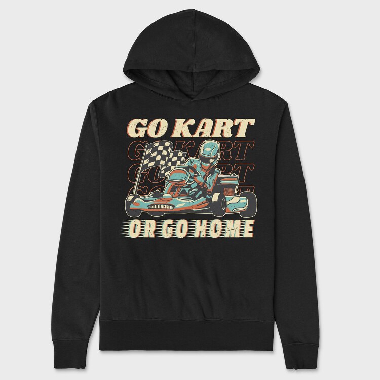 Kart Vintage, Hanorac Oversize Barbati (Unisex)